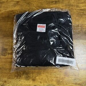 Supreme Shirt‎ Mens 2XL Black Slap Shot Tee Hockey Graphic Skate Streetwear